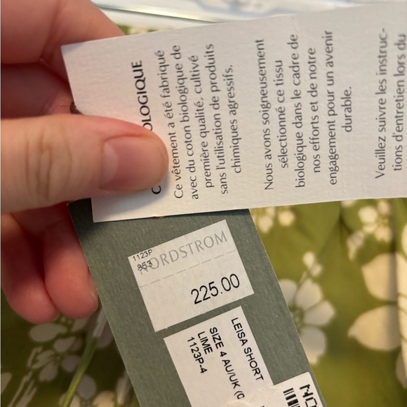 Alemais Leisa Floral Cotton Wide-Leg Shorts UK 4/US 0 NWT - Picture 7 of 11